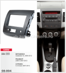 Переходная рамка для Mitsubishi Outlander, Peugeot, Citroen C-Crosser Carav 08-004 2din